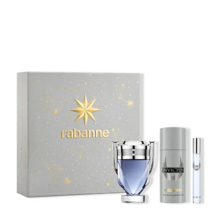 PACO RABANNE Rabanne Invictus Eau de Toilette Spray 100 ml Set 3-teilig