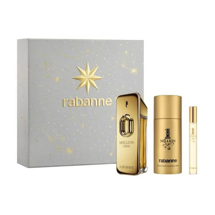PACO RABANNE PACO RABANNE Million Gold Eau de Parfum Intense Spray 100 ml Set 3 Stück Parfüm