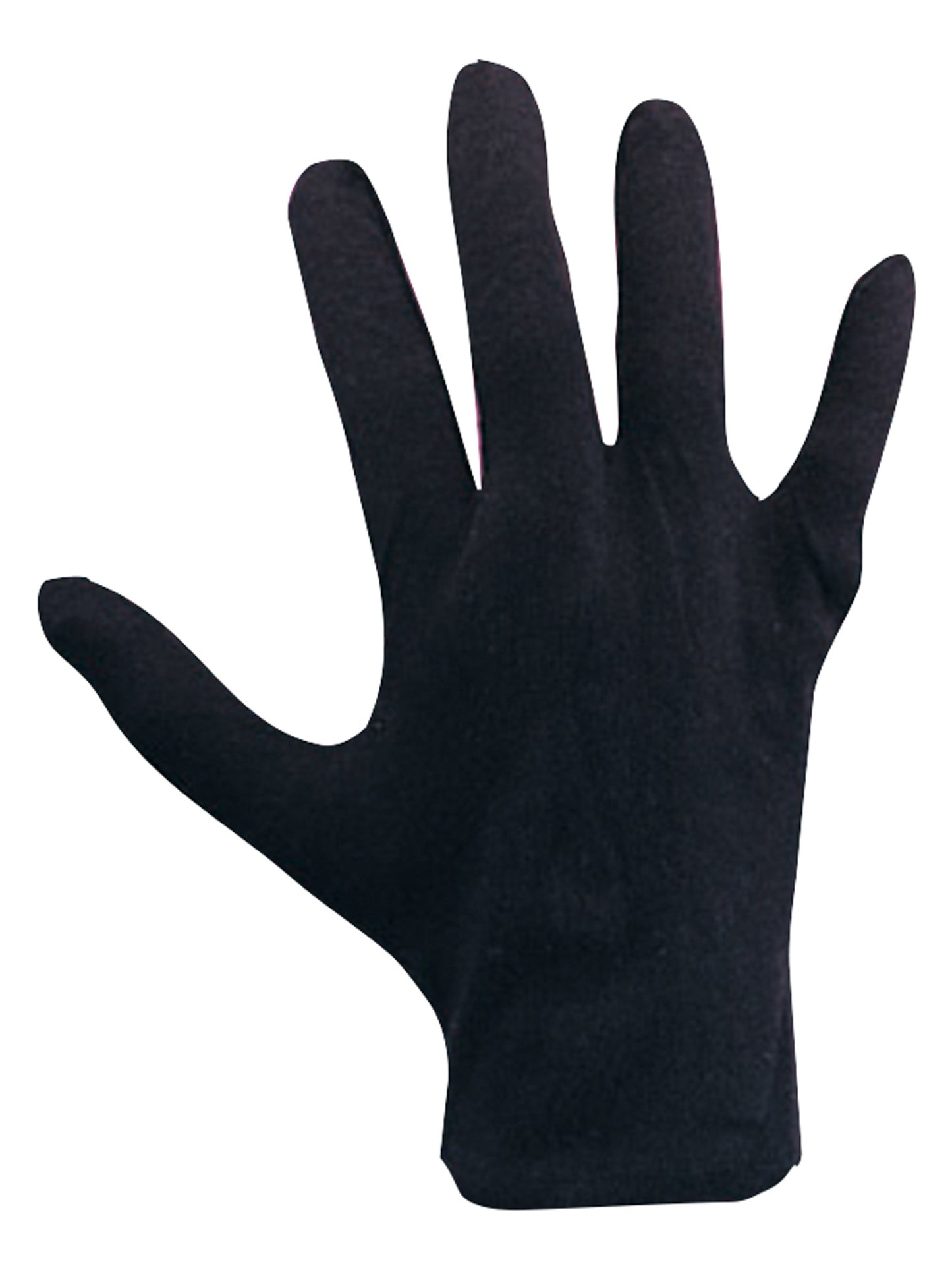 Rubies Mens Black Cotton Gloves Kostümzubehör