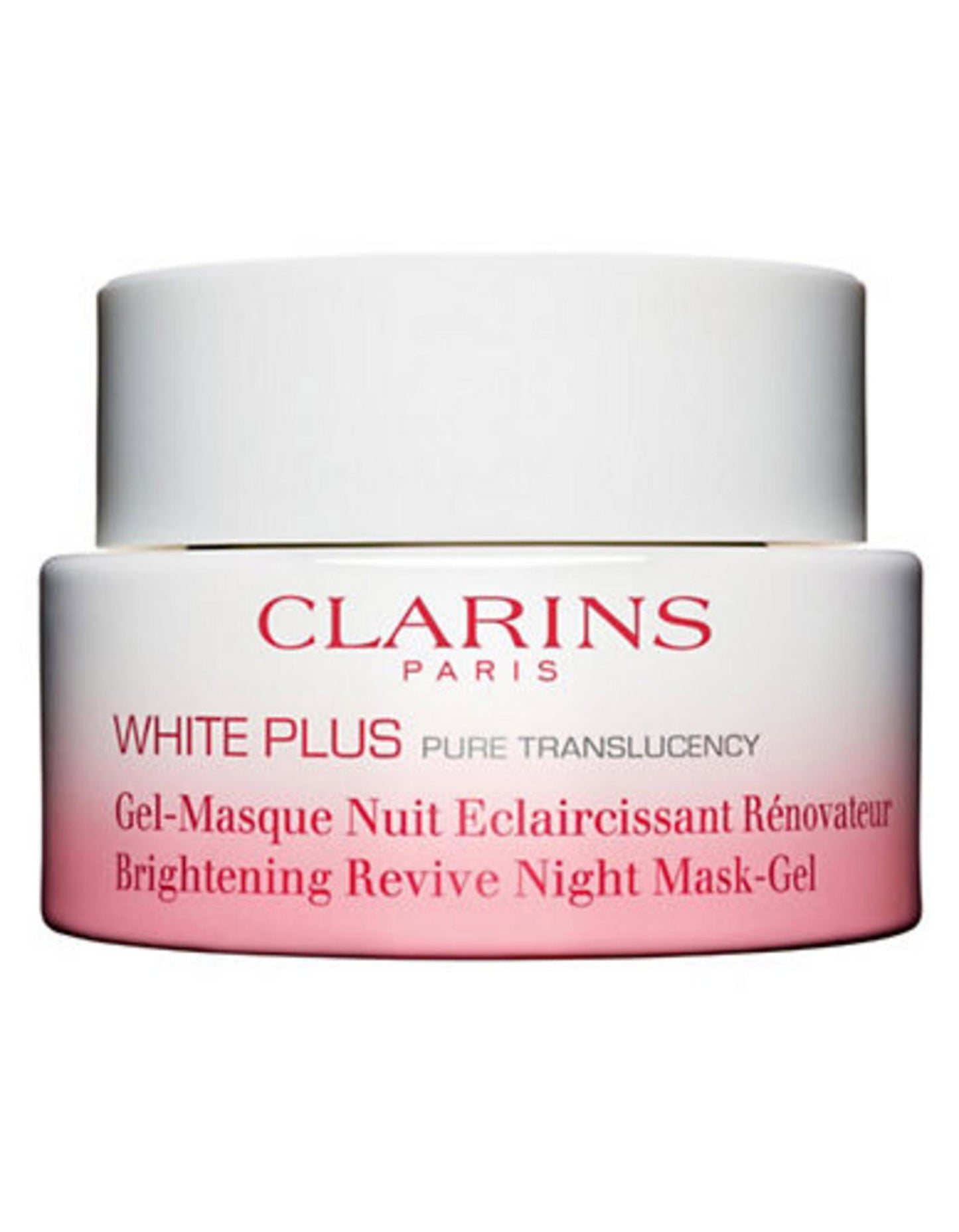 Clarins, White Plus, Belebend, Aufhellend, Gelmaske, Gesicht, Hals, Dekolleté, 50 ml