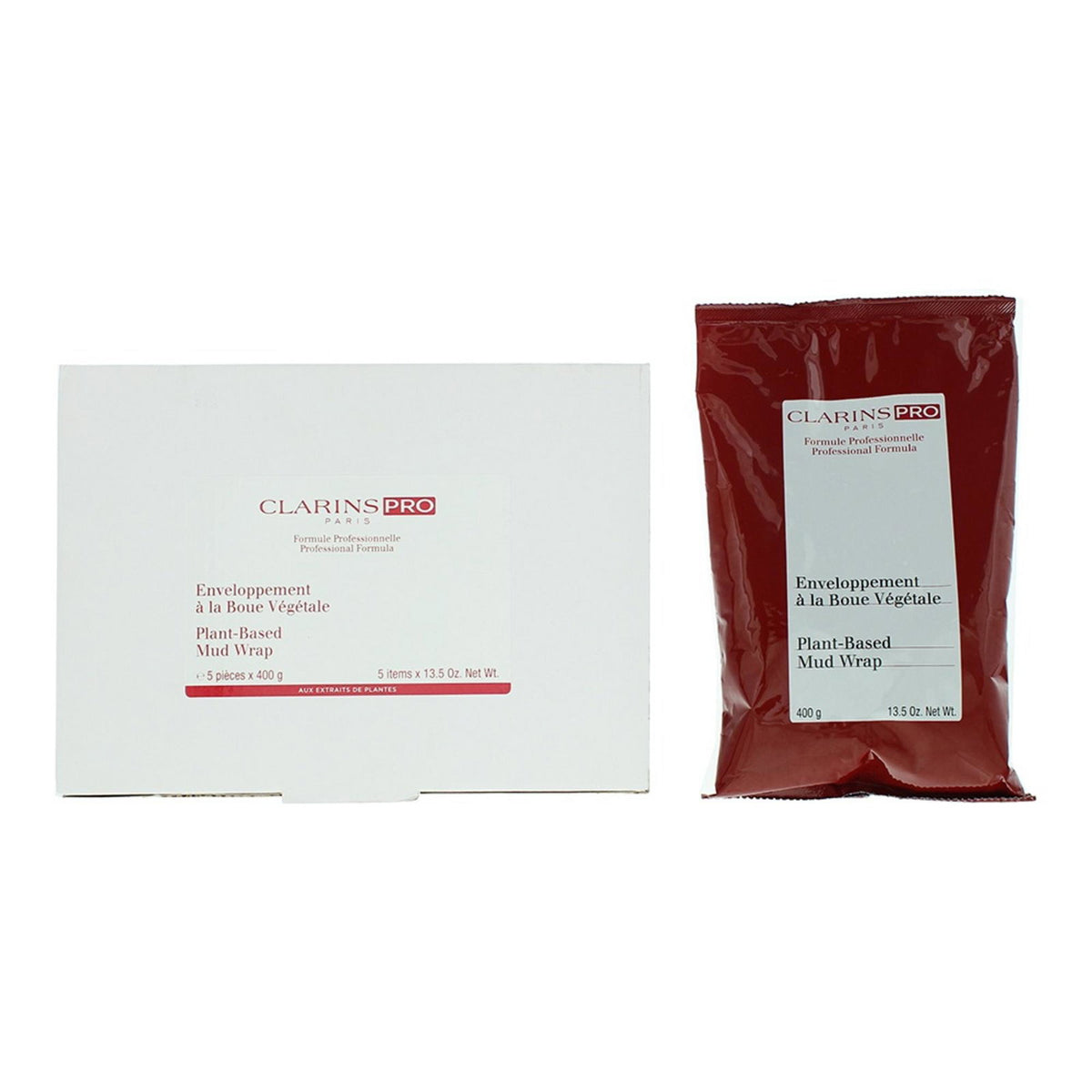 Setzen, Clarins, Pro Plant-Base, Reinigung, Schlamm-Maske, Körper, 5 stk, 400 g
