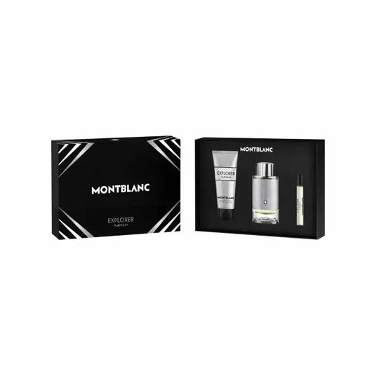 MONTBLANC Montblanc Explorer Platinum Eau de Parfum Spray 100 ml Set 3 Artikel Parfüm