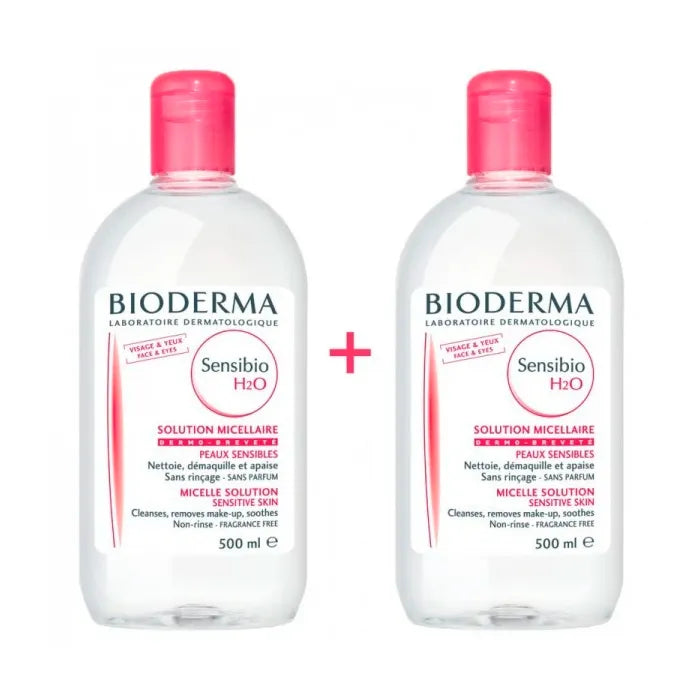 BIODERMA BIODERMA Sensibio H2O Mizellenlösung zur Make-up-Entfernung 2 x 500 ml
