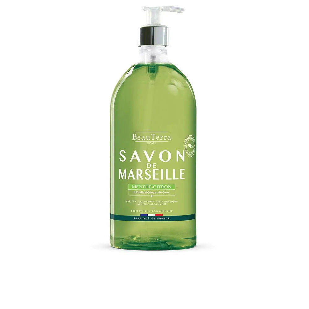 BEAUTERRA BEAUTERRA Marseille Seife Menta-Limón 1000 ml Flüssigseife Kosmetik