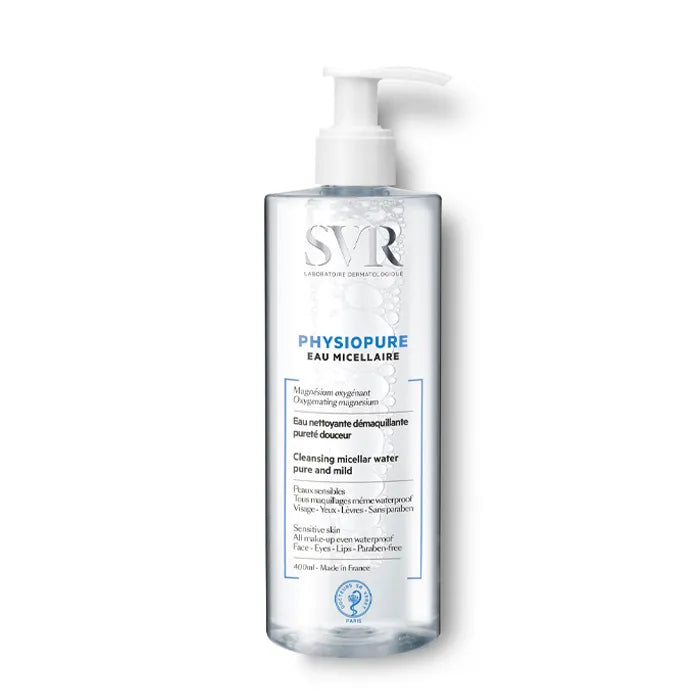 SVR SVR Physiopure Mizellares Wasser 400 ml Reinigungslösung für Gesicht und Augen Kosmetik