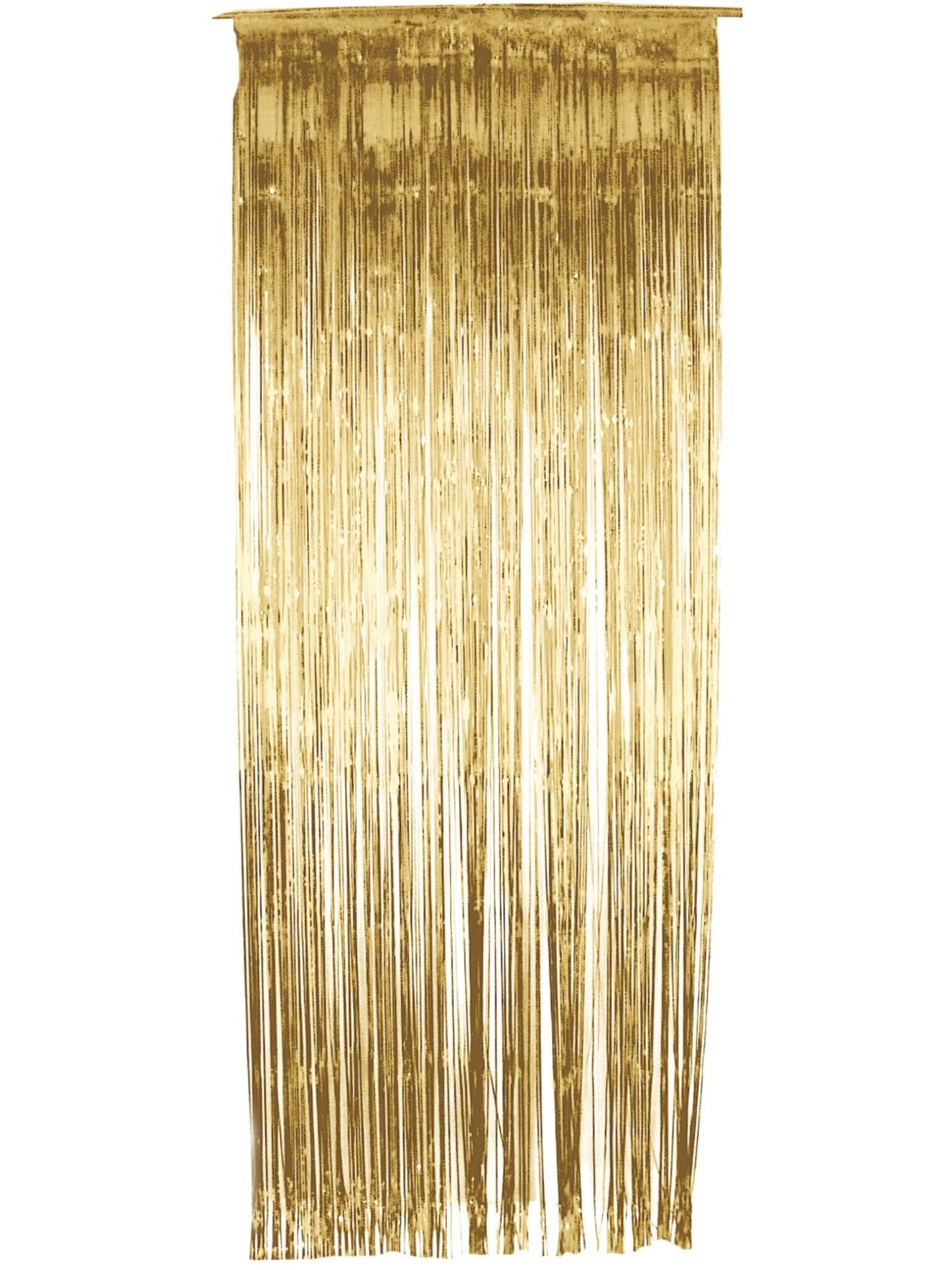 Smiffys Shimmer Curtain, Gold PG für Unisex