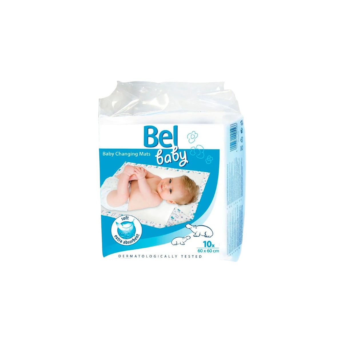 BEL Baby Cubrecamas 60 × 60 cm, 10 Stück