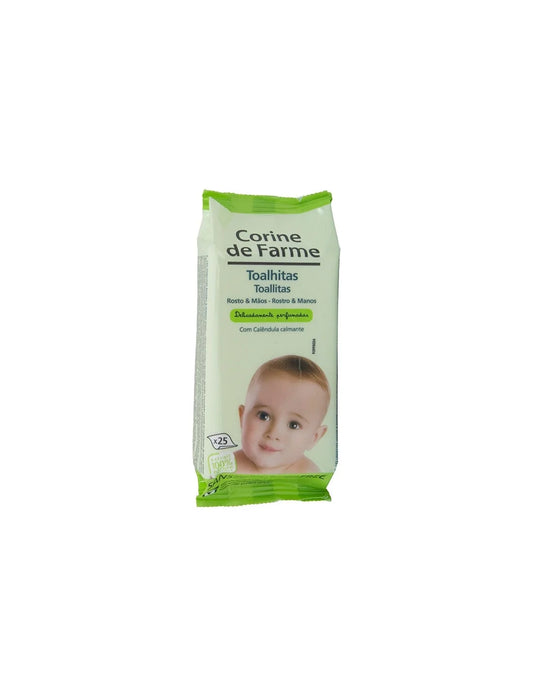 CORINE DE FARME CORINE DE FARME Reinigungstücher für Gesicht und Hände sensible Haut 25 Stück Kosmetik