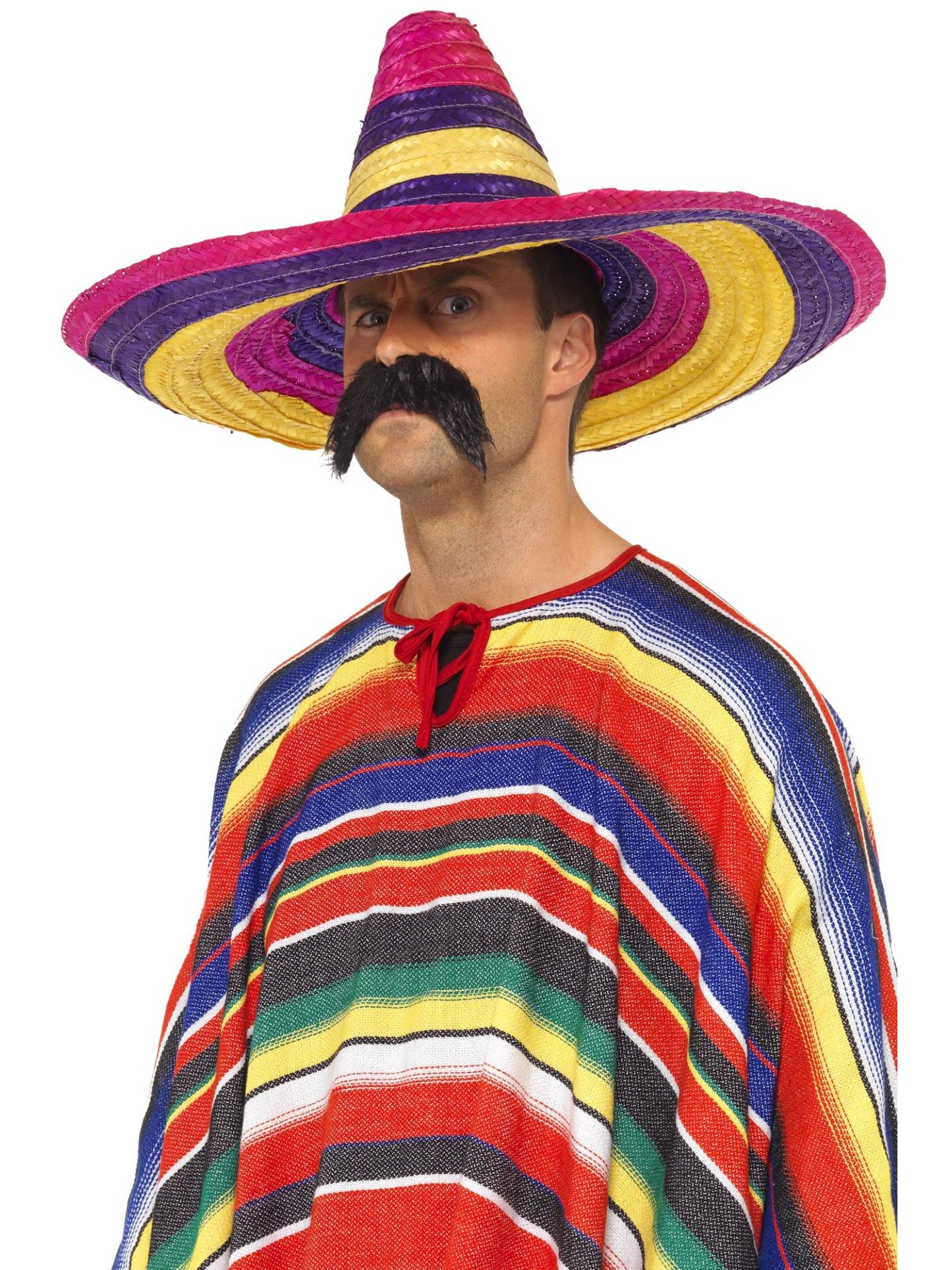 Smiffys Large Sombrero, Multi-Coloured HA für Unisex