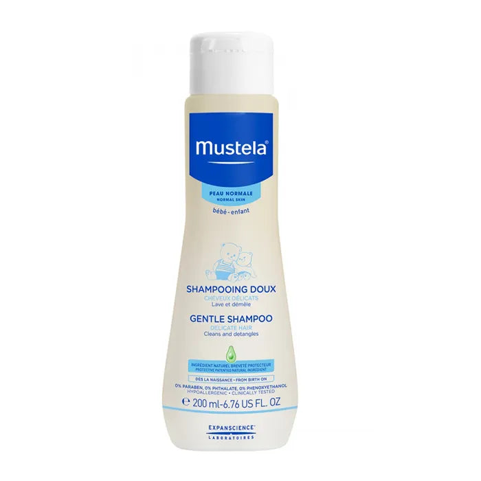 MUSTELA MUSTELA Sanftes Shampoo 200 ml milde Reinigung für empfindliche Kopfhaut