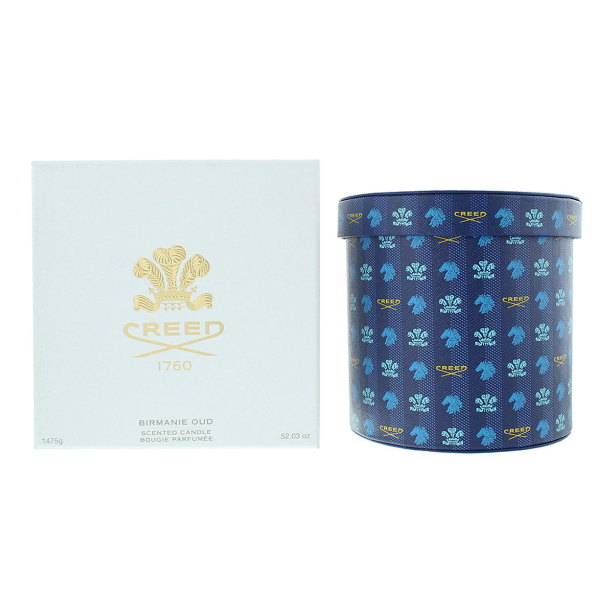 Creed, Birmanie Oud Blue Leather, Duftkerze, 1475 g