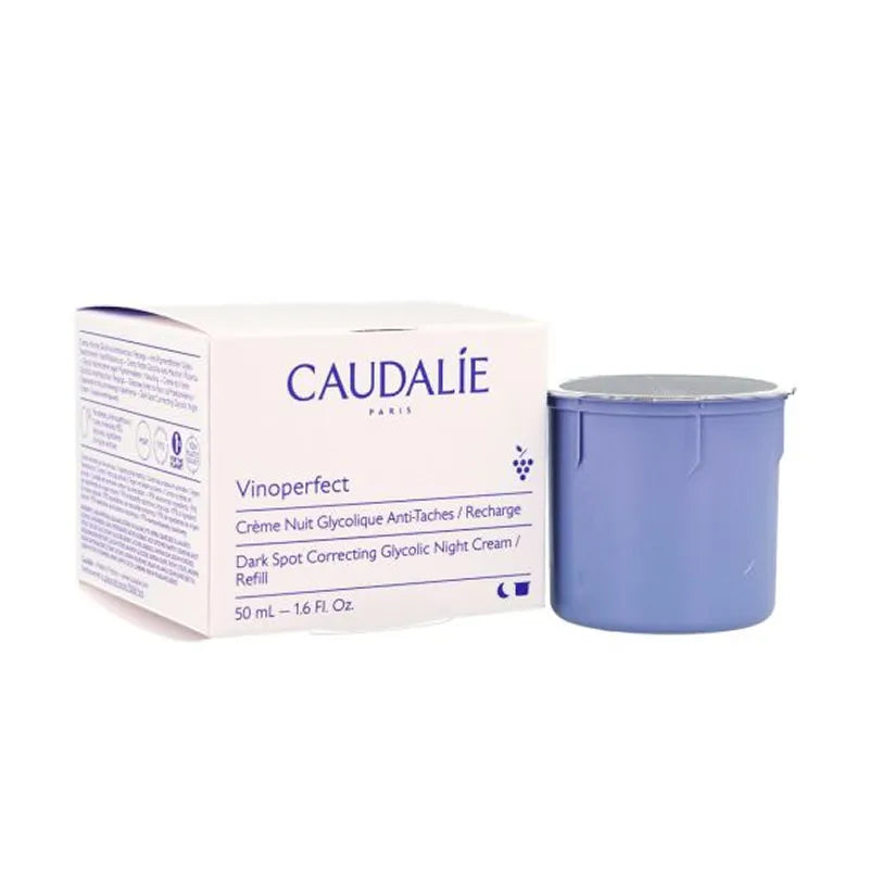 CAUDALIE CAUDALIE Vinoperfect Glykolische Nachtcreme Anti-Flecken Nachfüllung 50 ml Gesichtscreme
