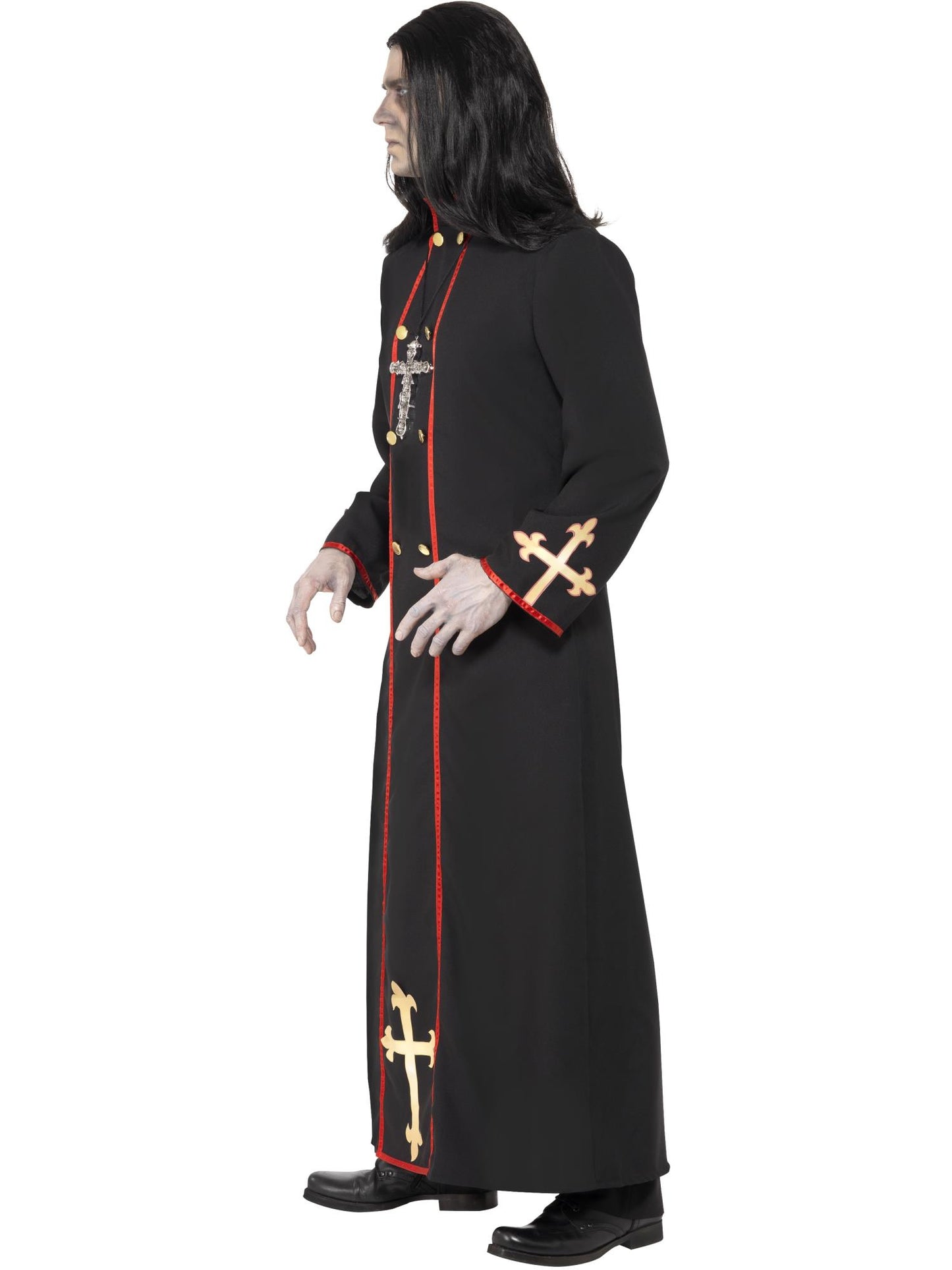 Smiffys GREAPGDIG Minister of Death Costume, Black CS für Unisex