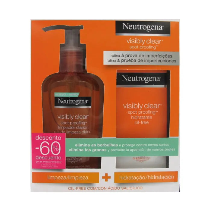 NEUTROGENA NEUTROGENA Visibly Clear Anti-Pickel Ölfreies Waschgel 200 ml Set 2 Stück Kosmetik
