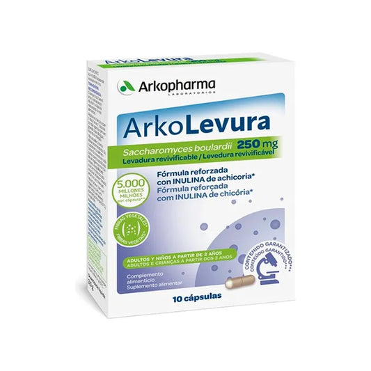 ARKOPHARMA ARKOPHARMA Arko-Levura Saccharomyces Boulardii 10 Kapseln Nahrungsergänzung Kosmetik