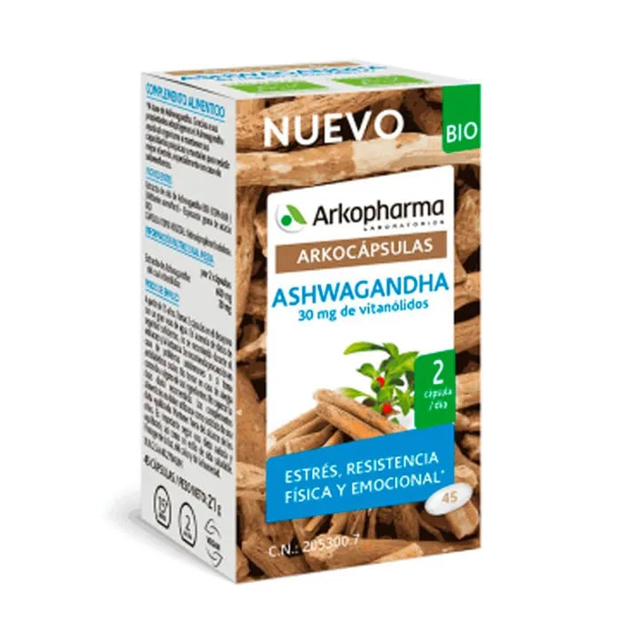 Arkocapsulas Ashwagandha Bio 45 Kapseln von ARKOPHARMA