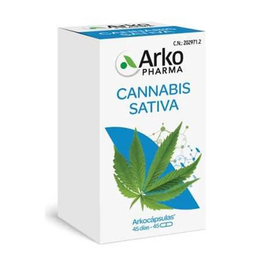 ARKOPHARMA ARKOPHARMA Arkocaps Cannabis Sativa 45 Kapseln Nahrungsergänzung Kosmetik