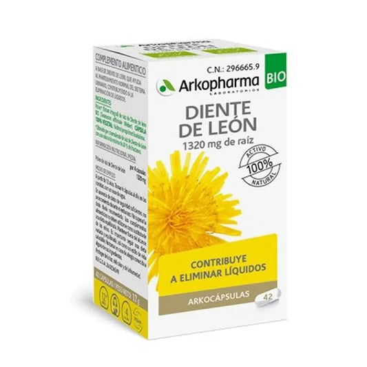 ARKOPHARMA ARKOPHARMA Arkokapseln Löwenzahn Bio 42 Kapseln Nahrungsergänzung Kosmetik