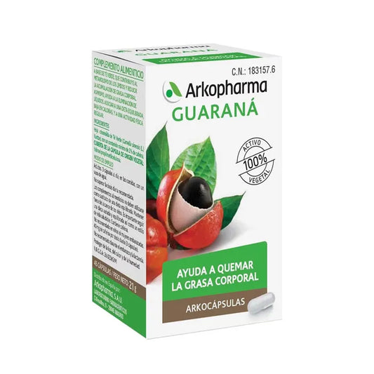 ARKOPHARMA ARKOPHARMA Arkocápsulas Guarana 45 Kapseln Nahrungsergänzung Kosmetik
