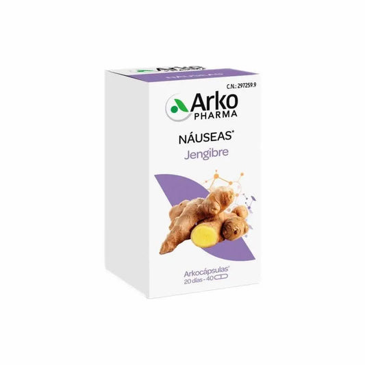 ARKOPHARMA ARKOPHARMA Arkocapsules Ingwer 40 Kapseln Nahrungsergänzung Kosmetik