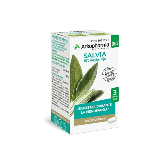 ARKOPHARMA ARKOPHARMA Arkocapsulas Salbei 45 Kapseln Nahrungsergänzung Kosmetik