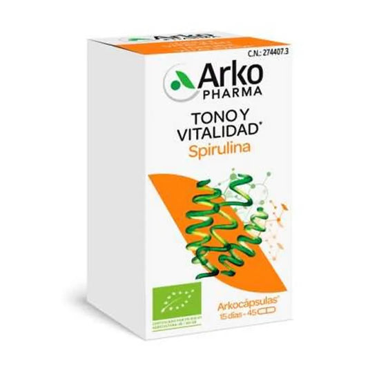 ARKOPHARMA ARKOPHARMA Arkocaps Spirulina Bio 45 Kapseln Nahrungsergänzung Kosmetik
