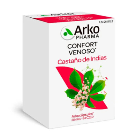 ARKOPHARMA ARKOPHARMA Rosskastanie Bio 84 Kapseln Nahrungsergänzungsmittel Kosmetik