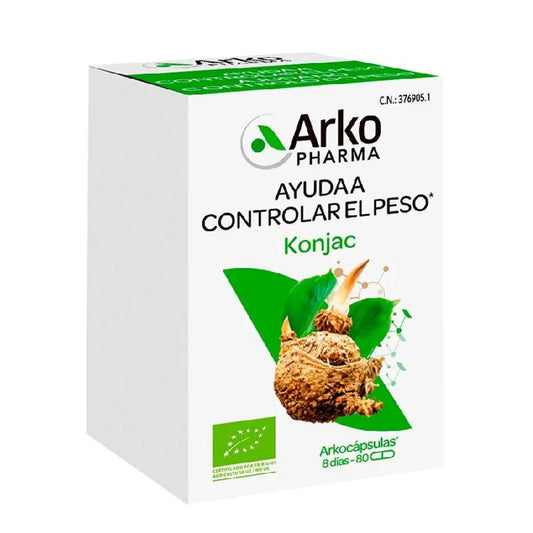 ARKOPHARMA ARKOPHARMA Arkokapseln Glucomannan 80 Kapseln Nahrungsergänzung Kosmetik