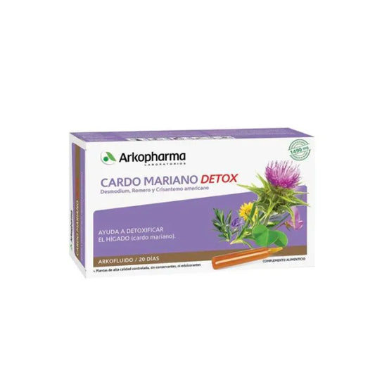 ARKOPHARMA ARKOPHARMA Milk Thistle 20 Ampullen Nahrungsergänzung Kosmetik