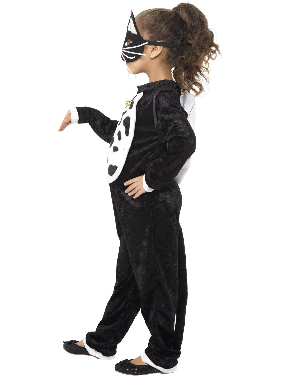 Smiffys Cat Costume, Black CS für Mädchen