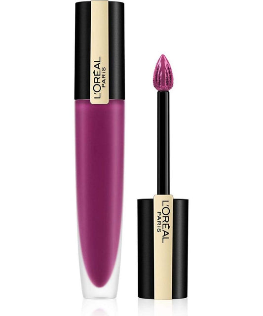 L`Oreal Paris L'Oreal Paris, Rouge Signature, Matt, Flüssiger Lippenstift, 104, I Rebel, 7 ml Regular