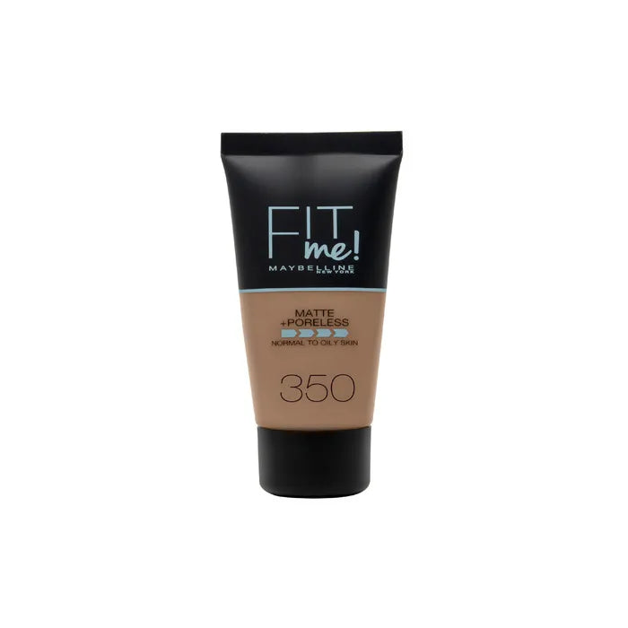MAYBELLINE MAYBELLINE Fit Me Matte & Poreless Foundation 350 Caramel Make-up für den Teint