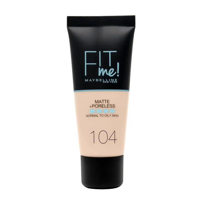 MAYBELLINE Maybelline Fit Me Matte & Poreless Foundation 104 Soft Ivory 30 ml