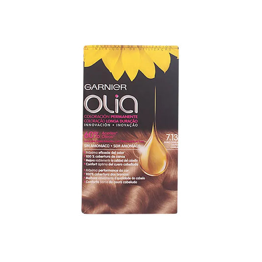 GARNIER GARNIER Olia Permanente Haarfarbe 7,13 Blonde Zimt Haarfärbemittel Kosmetik