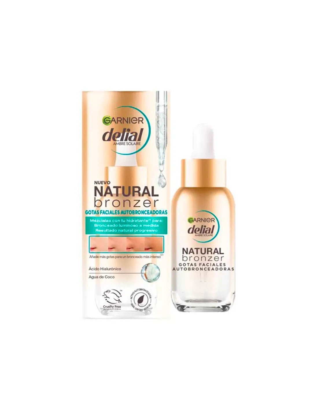 DELIAL DELIAL Natural Bronzer Gotas Faciales Autobronceadoras 30 ml Gesichtstoner Kosmetik