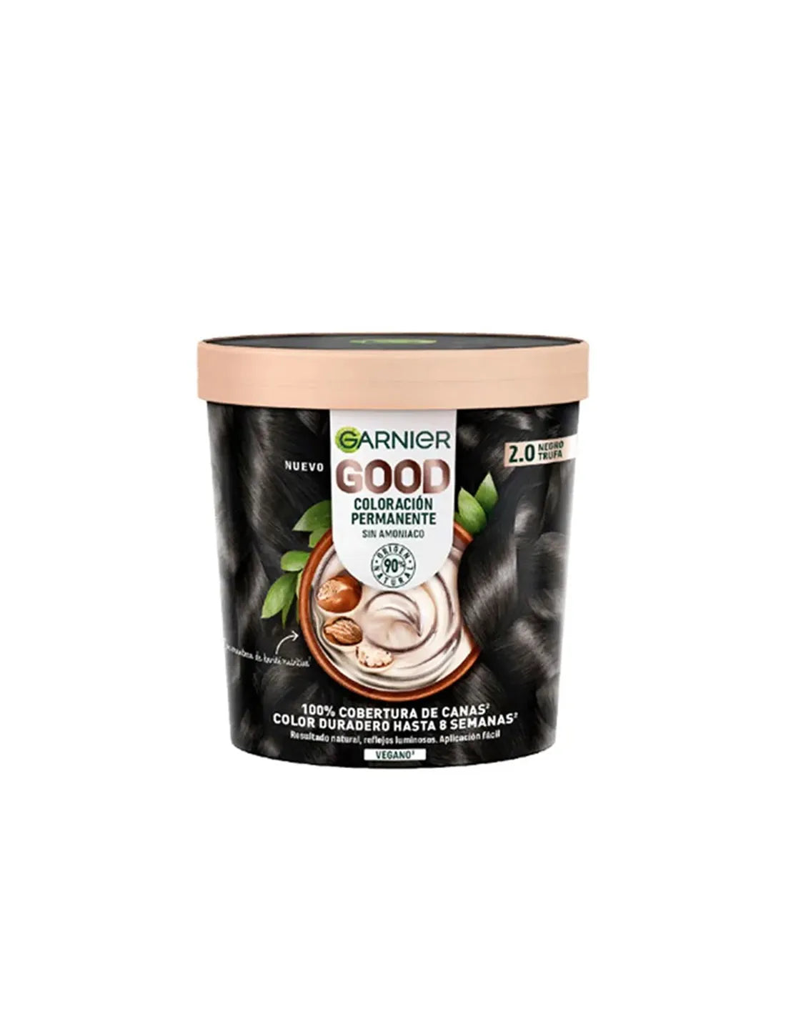 GARNIER GARNIER Good Coloración Permanente Haarfarbe 2,0 Negro Trufa 1 Stück Kosmetik