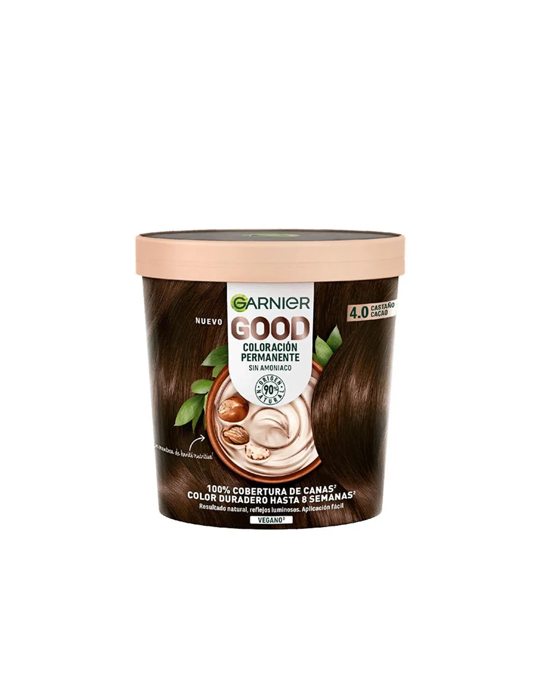 GARNIER GARNIER Good Coloration Permanente Haarfarbe 4,0 Castaño Cacao 1 Stück Kosmetik