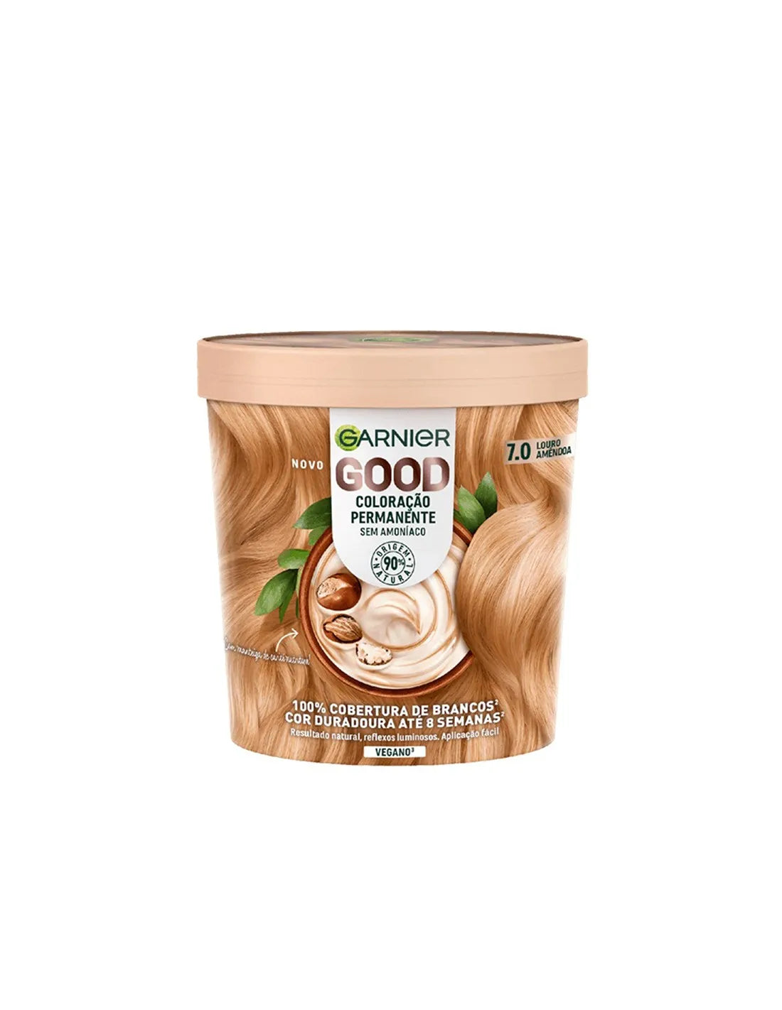 GARNIER GARNIER Good Coloración Permanente Haarfarbe 7,0 Rubio Almendra 1 Stück Kosmetik