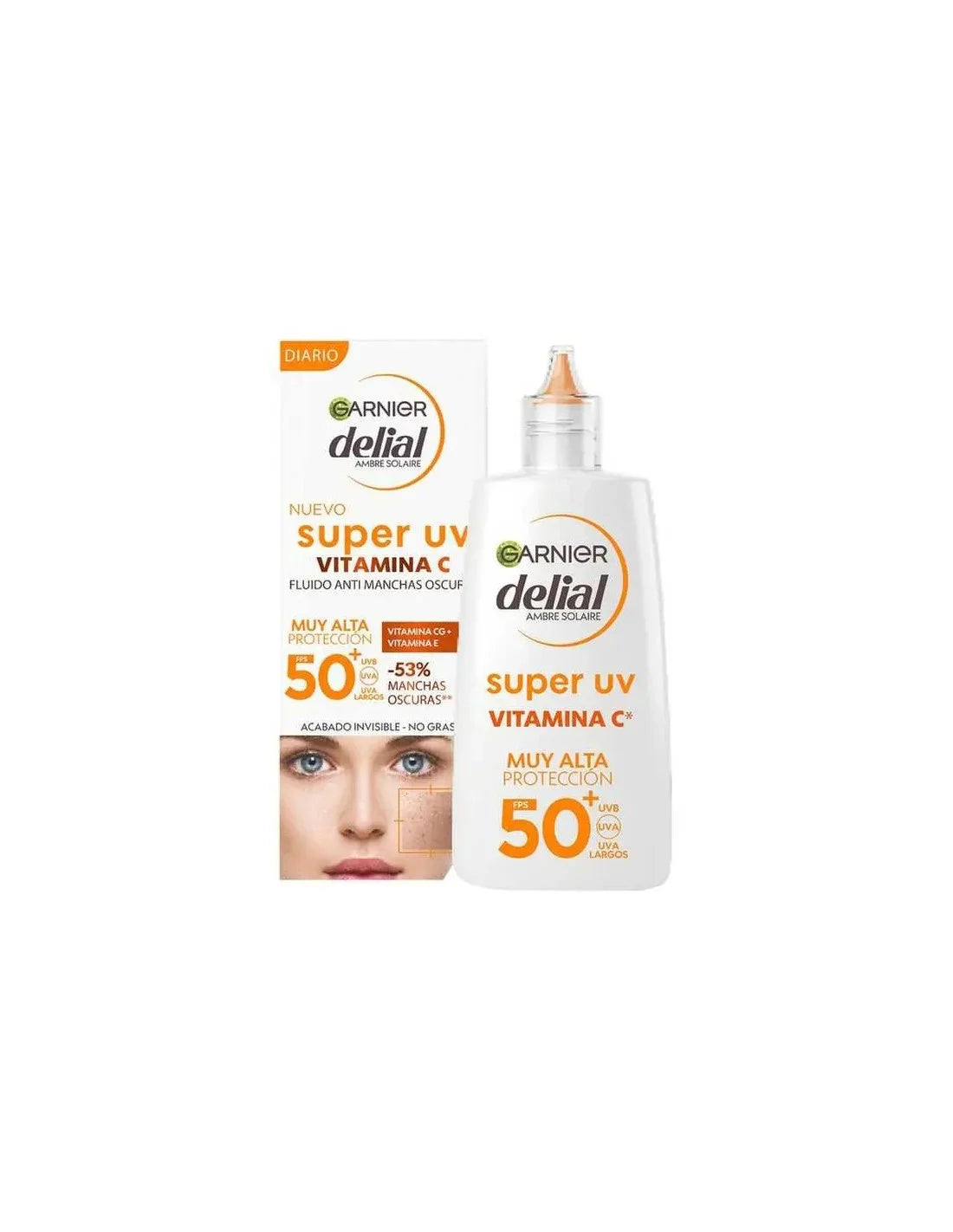 Garnier Delial Super UV Vitamin C Anti-Manchas SPF 50 Sonnenschutz 62,65 ml