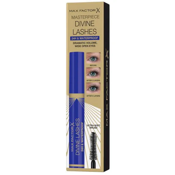 Max Factor Divine Lashes 24h Waterproof Mascara Schwarz