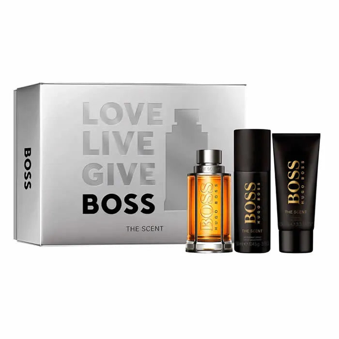 HUGO BOSS HUGO BOSS The Scent Eau de Toilette Spray 100 ml Set 3 Artikel Parfüm