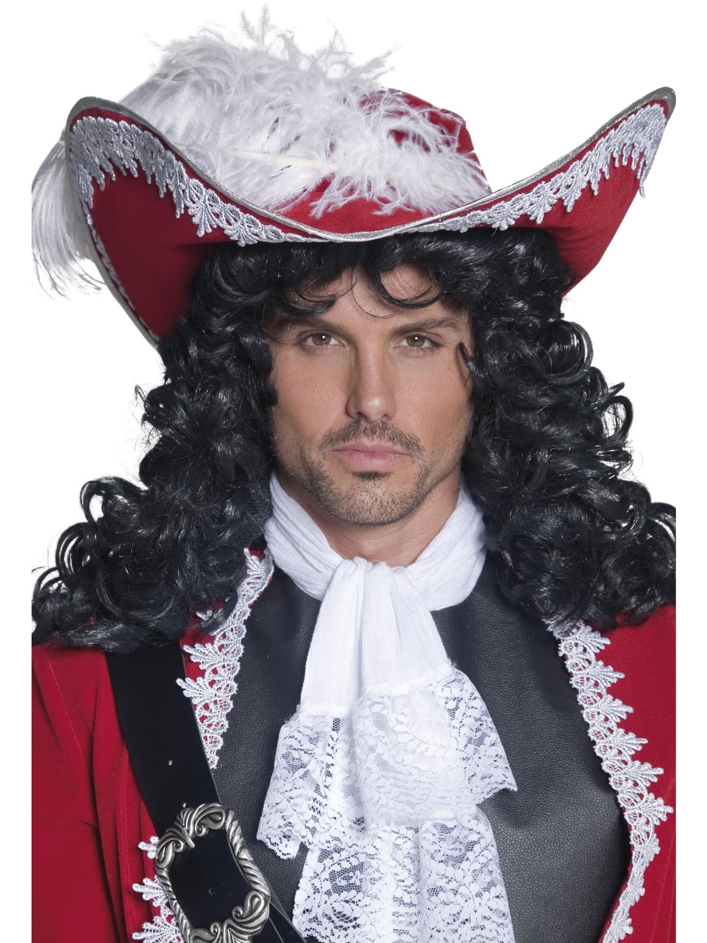 Smiffys Authentic Pirate Hat, Red für Herren