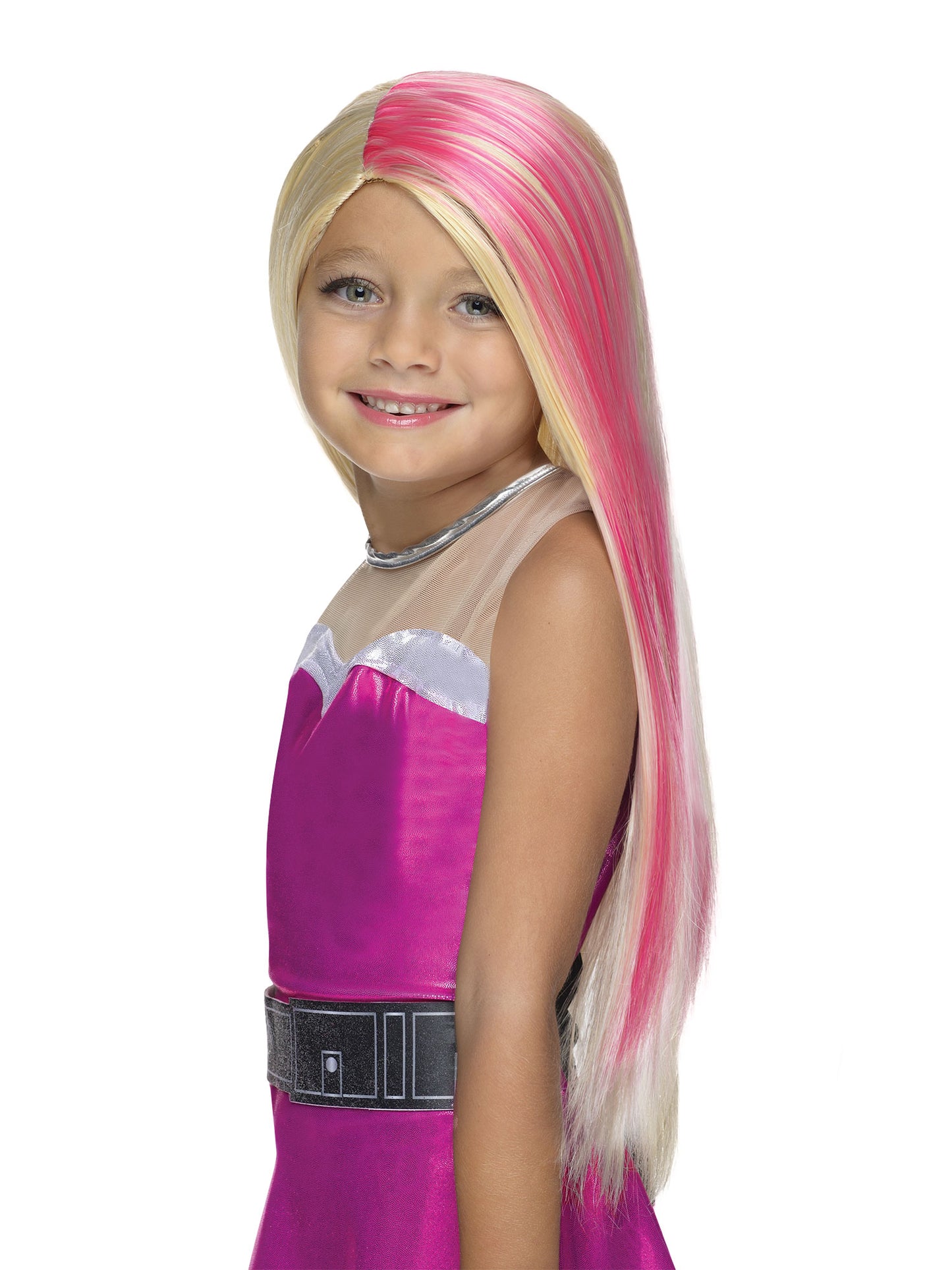 Rubies Barbie Pink Sparkle Wig Perücke