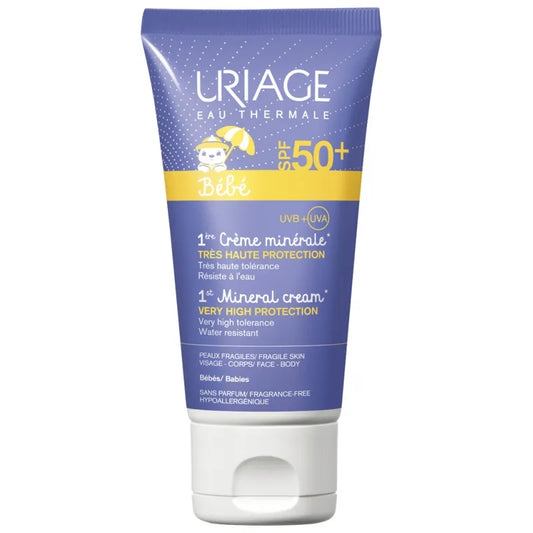 URIAGE Baby Mineral Creme SPF 50+ Sonnenschutz 50 ml