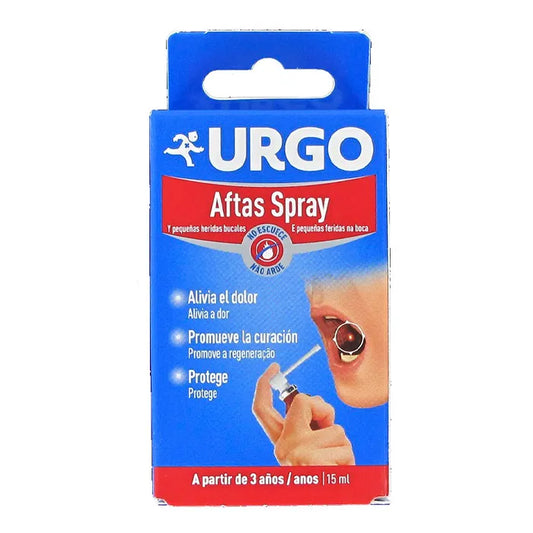 URGO URGO Aftas Spray 15 ml zur Anwendung bei Mundschleimhautentzündungen Kosmetik