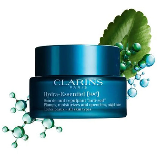 CLARINS Clarins Hydra-Essentiel Nachtpflege Anti-Soif 50 ml Feuchtigkeitspflege Kosmetik