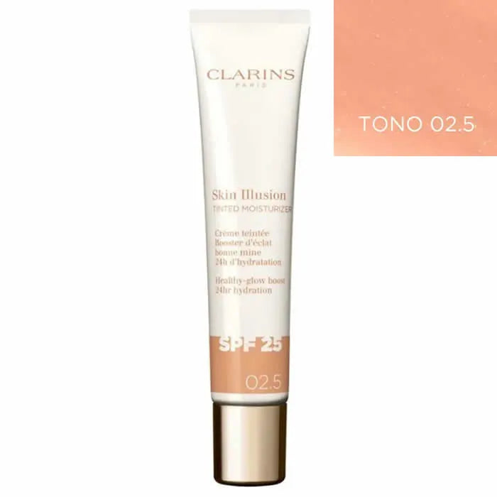 CLARINS Clarins Skin Illusion getönte Feuchtigkeitscreme SPF 25 Farbton 02.5 40 ml Haarfarbe