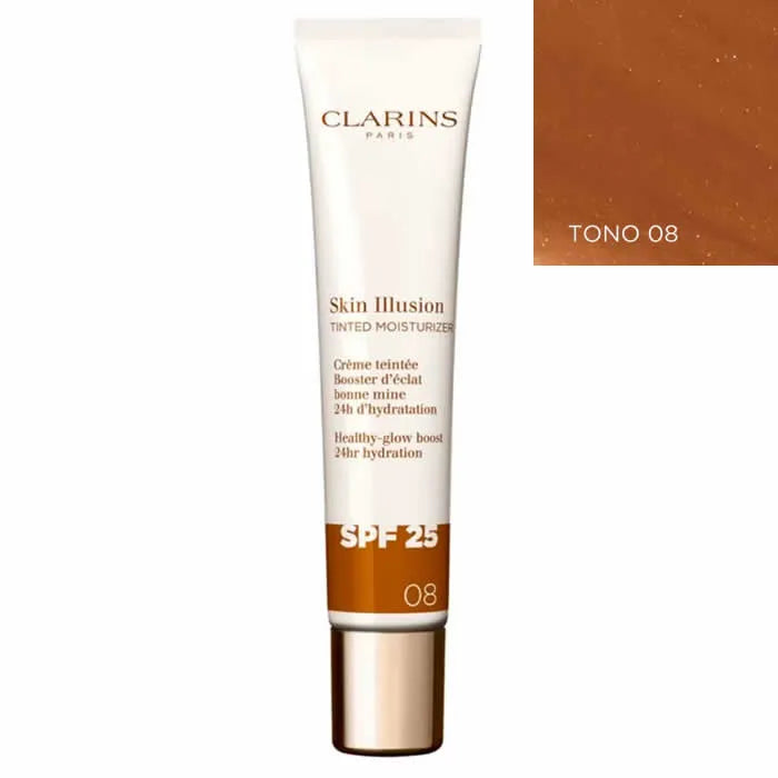 CLARINS Clarins Skin Illusion getönte Feuchtigkeitscreme SPF 25 Farbton 08 40 ml Haarfarbe