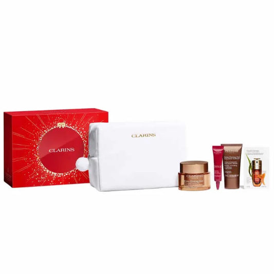 CLARINS Clarins Extra Firming Tagescreme für alle Hauttypen 50 ml Set 3 Artikel Gesichtscreme