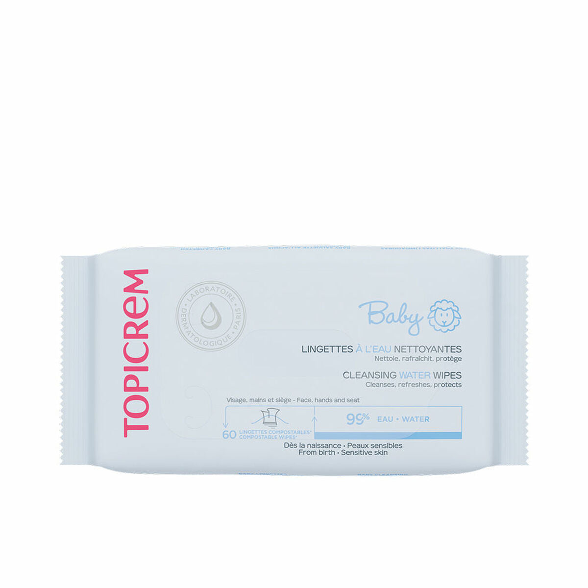 Feuchttücher Topicrem BABY (60 Stück)